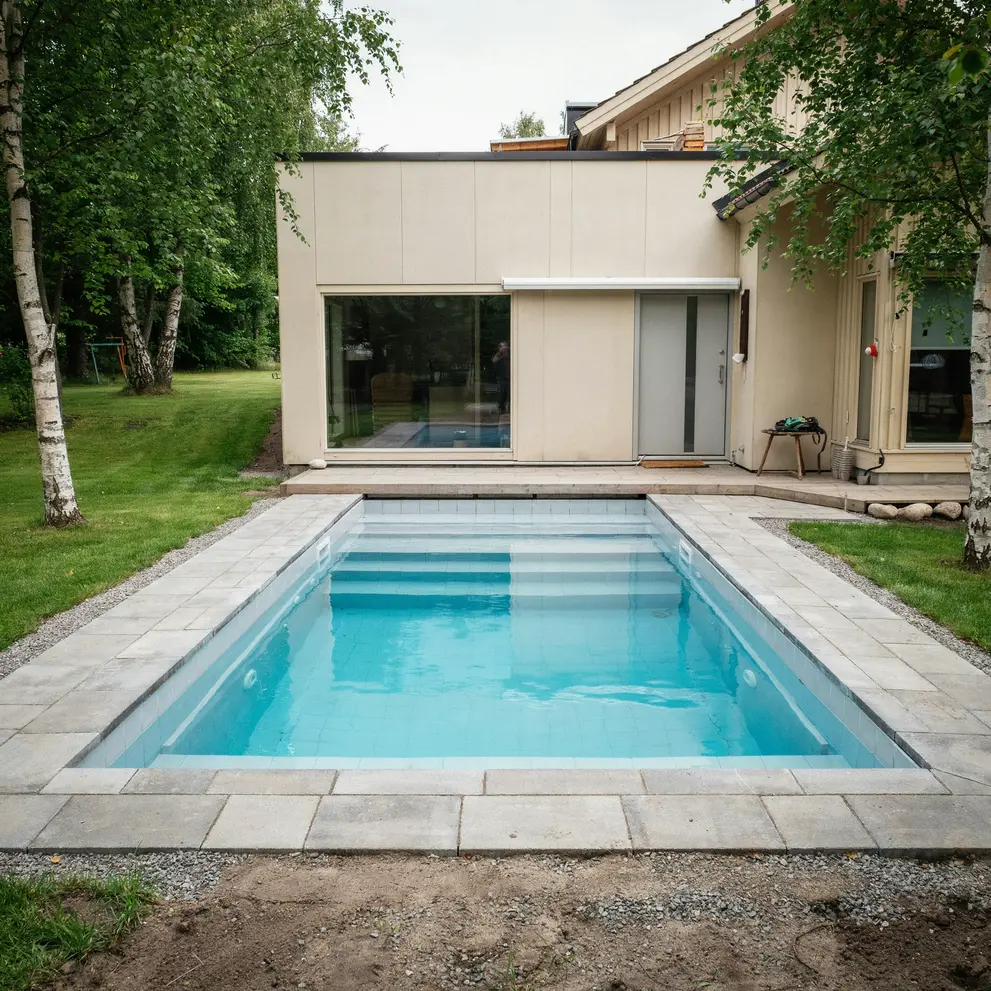 bygga pool harryda goteborg