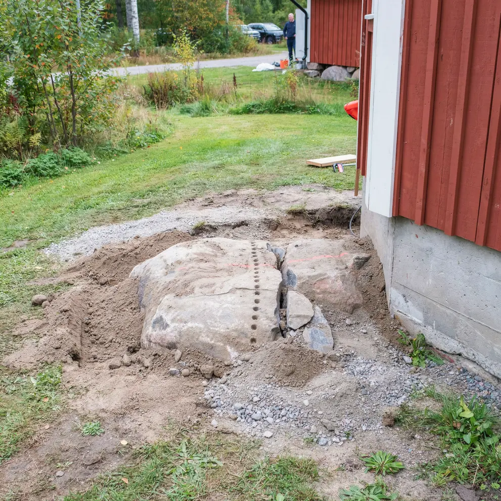 stensprackning amp bergsprangning harryda goteborg